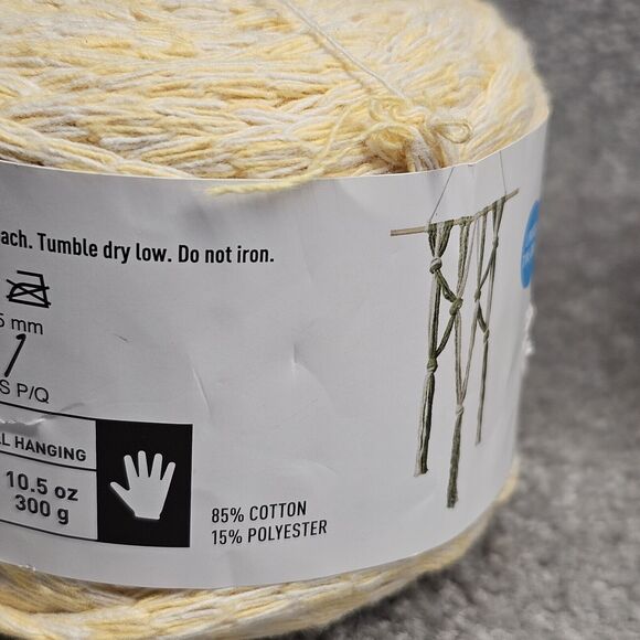 Loops & Threads Macrame Colors Yarn Bundle Of Two Different Colors 10.5oz Each - Picture 7 of 10